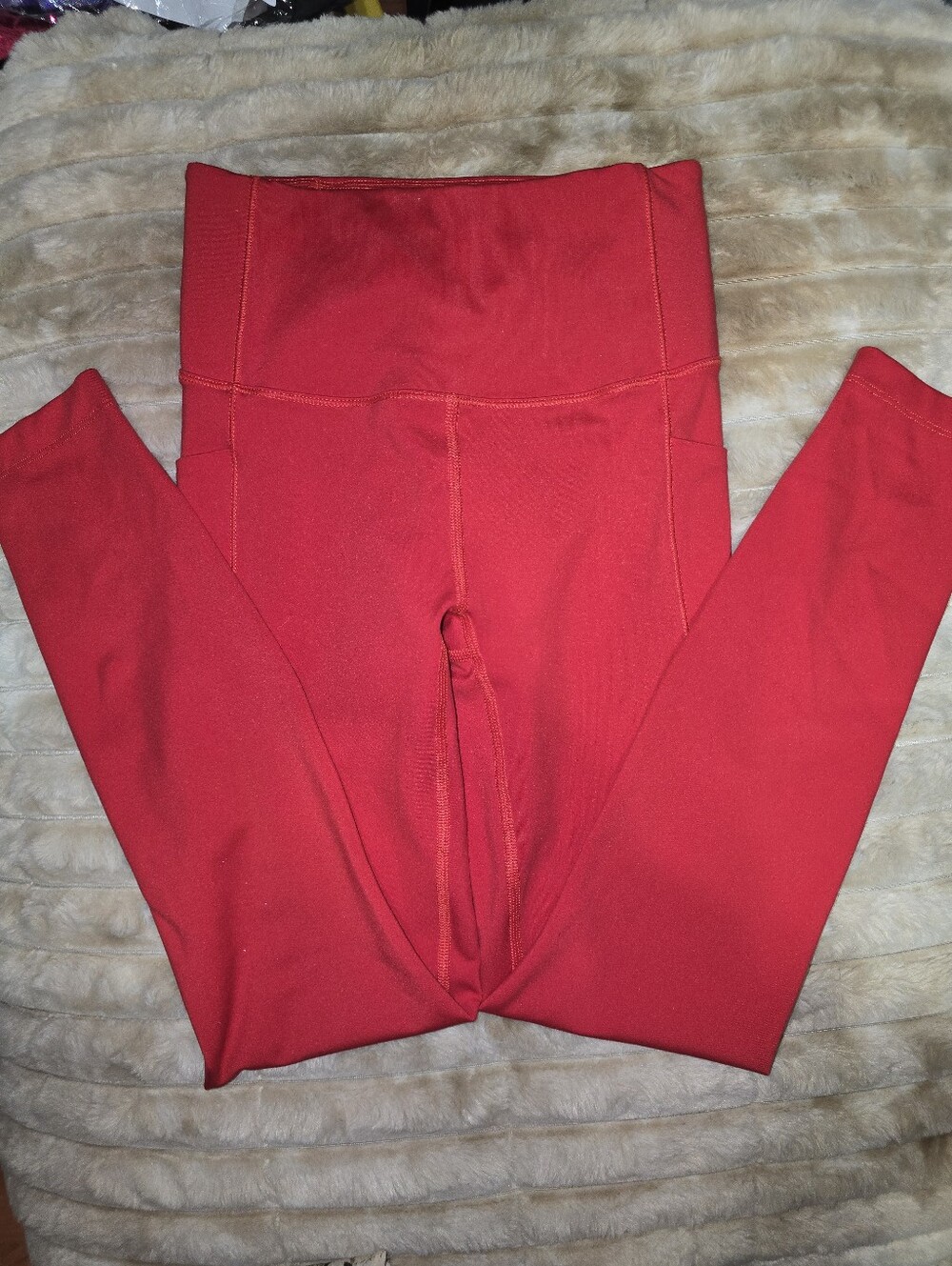 All in motion Girls' Red High-Waist Leggings
